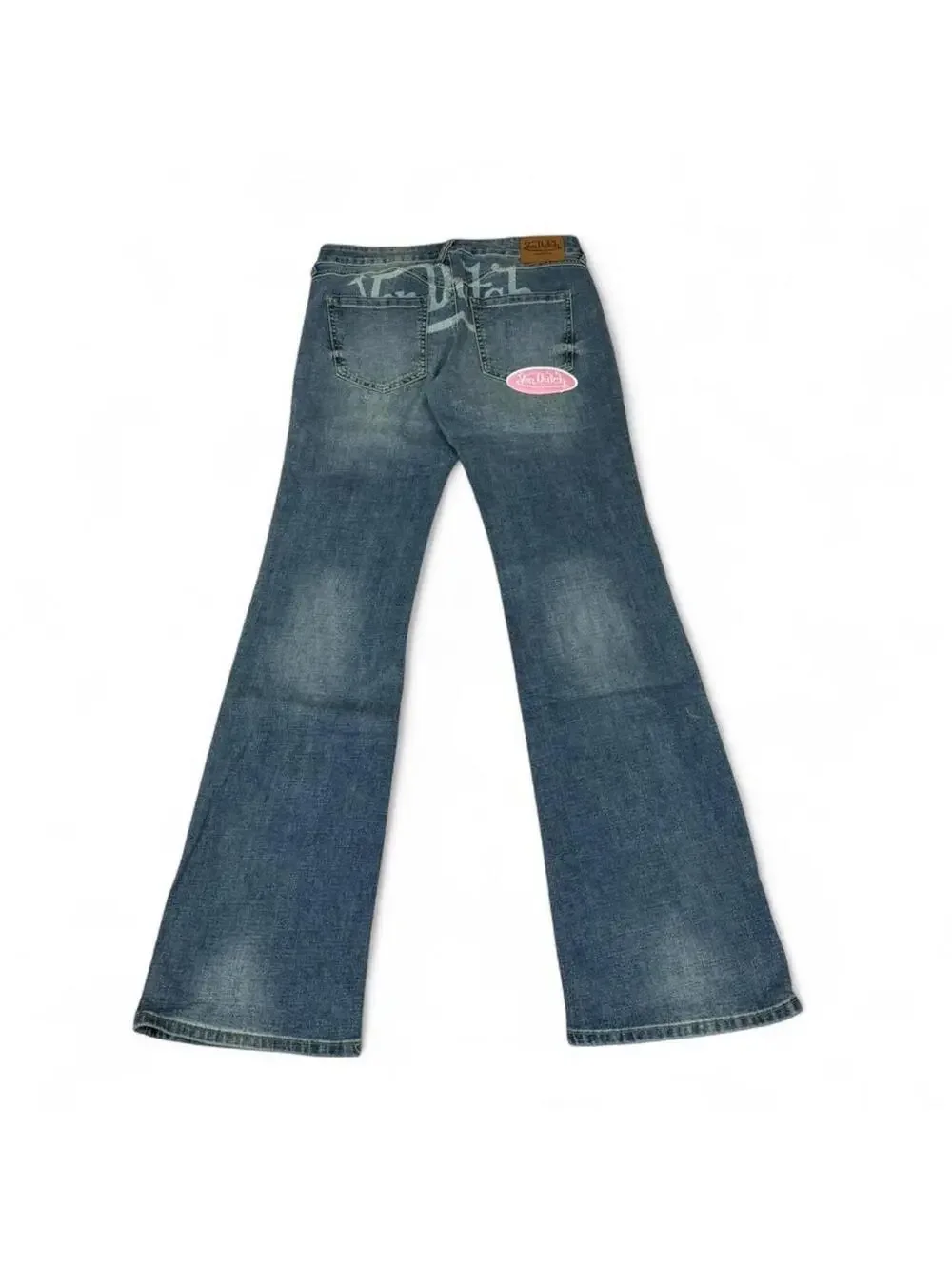 Von Dutch bootcut y2k style with patch and cool print design - Picture 2 of 8